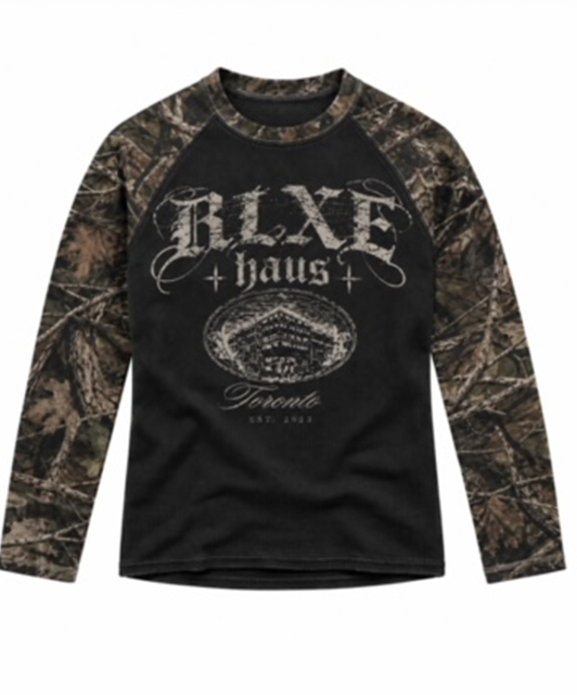 RLXE HAUS TORONTO CAMO LONG SLEEVE (Dark Scheme)