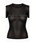 RLXE HAUS ACHIVE 26 MESH TEE BLACK