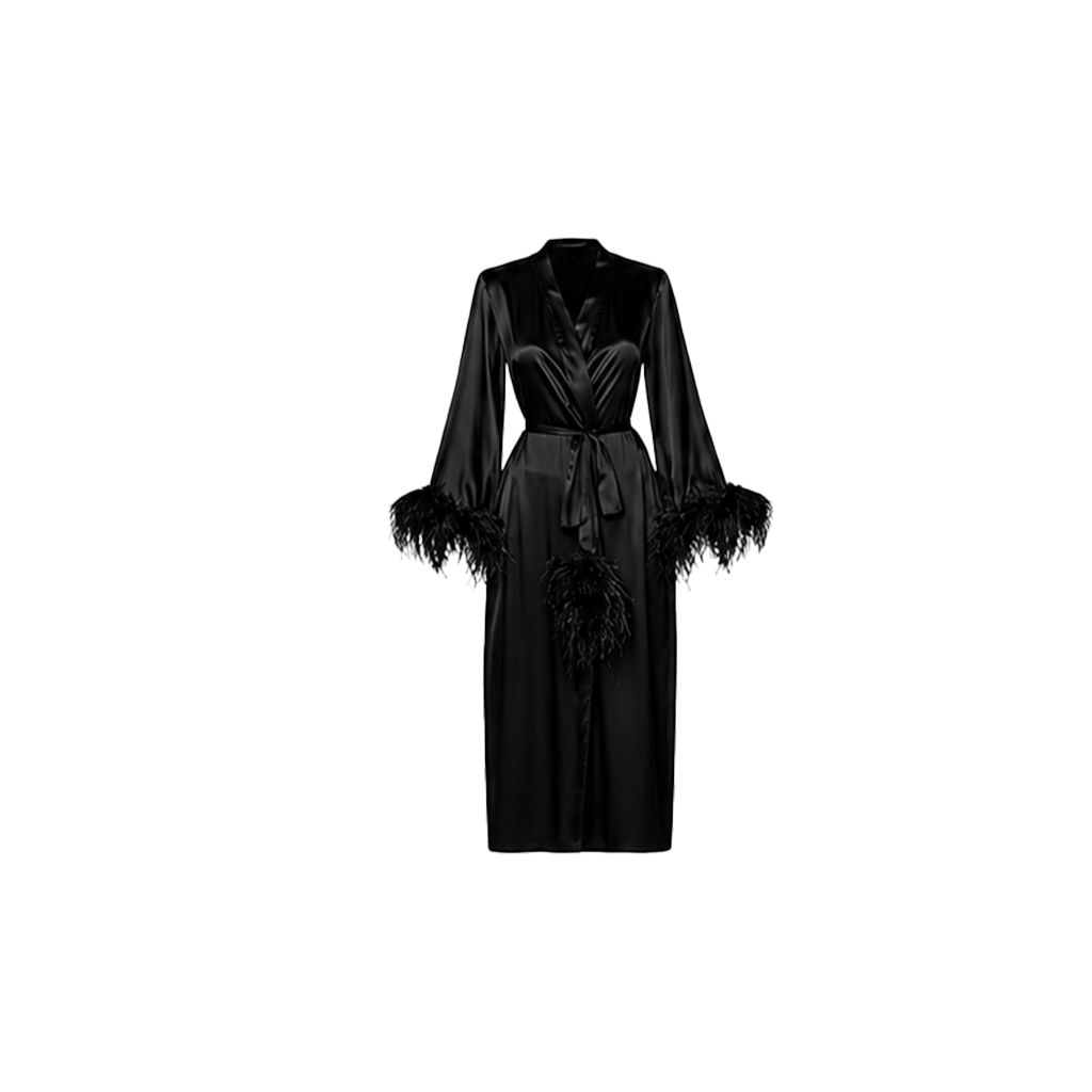 Long Satin Robe