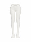 Lyra Flare Leggings (White)