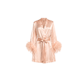 Short Satin Robe