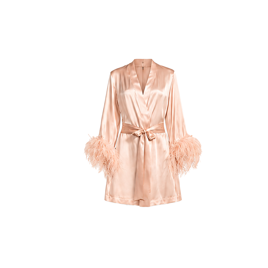 Short Satin Robe
